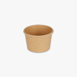 Papierbehälter für Saucen 60 ml Kraft Durchmesser 62 mm (100 Stück)